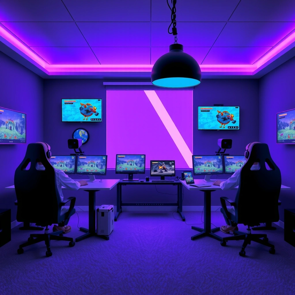 Development team workspace